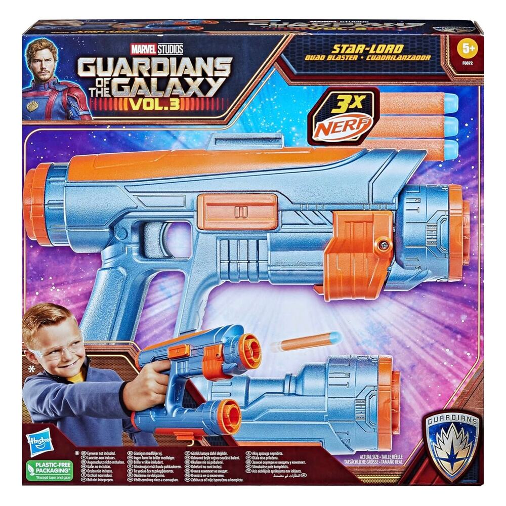Marvel's Guardians of the Galaxy Vol. 3 Nerf Star-Lord Blaster by Nerf & Hasbro